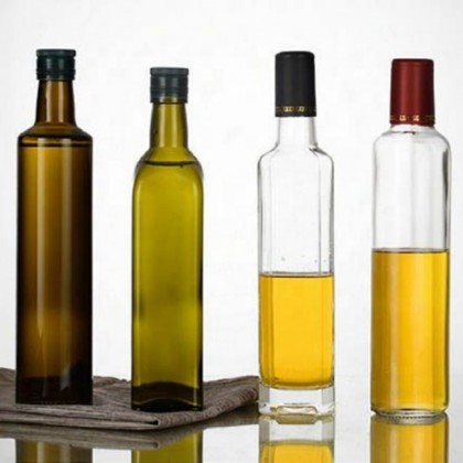 Luxury 500 ml and 1l Dark Green Olive Oil Bottle Glass Olive Oil Bottle and Vinegar Cooking Oil Packing Bottle 100cl 25cl