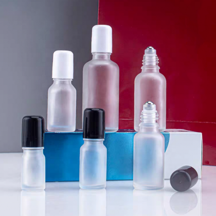 Roll on Bottle 5ml 10ml 15ml 20ml 30ml 50ml 100ml Matte Perfume Glass Roll on Bottle with Roller Ball