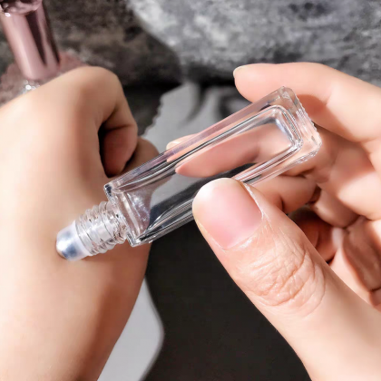 Luxury Custom 3ml 5ml 6ml 8ml 10ml 50ml Rectangle Roller Ball Packaging Eye Cream Perfume Oil Container Glass Roll on Bottle