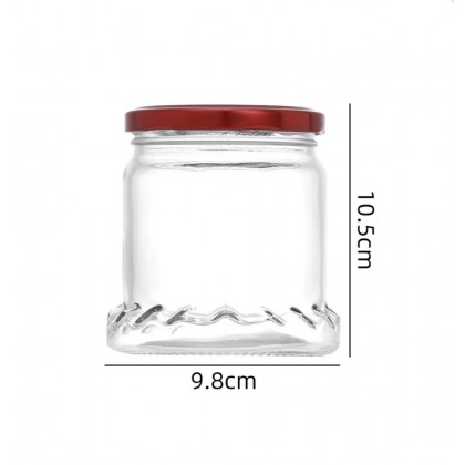 30ml 45ml 50ml 75ml 100ml 150ml Empty Glass Jam Canning Jar Container Honey Bottle Food Cans