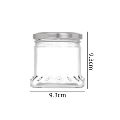 Luxury Glass Jar 45ml 75ml 100ml 150ml Jam Jar Honey Jar With Screw Lid