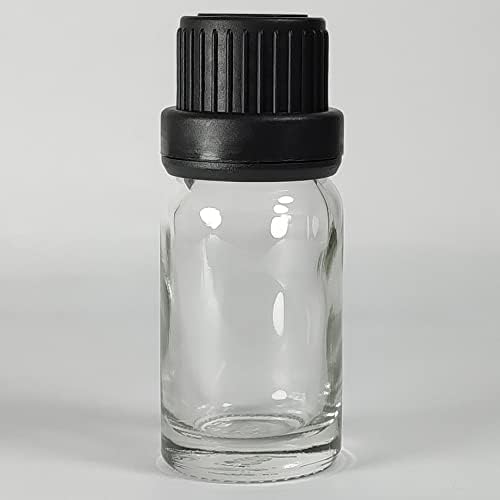 Skin Care Cosmetic Container 15/30ml Clear Essence Dropper Glass Bottle Black Essential Oil Mascara Jars Screen Printing 5ml