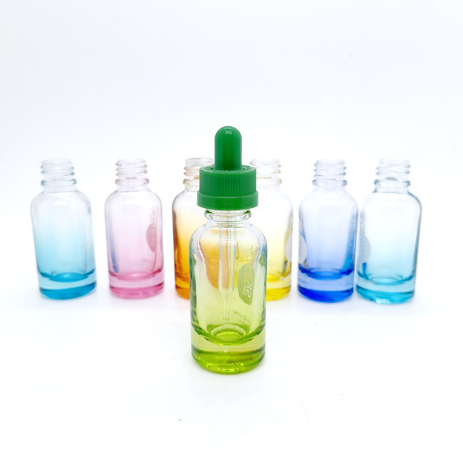 Perfume Luxury 5ml 10ml 15ml 20ml 30ml 50ml 100ml Colorful Amber Glass Dropper Bottles Customized Serum Bottle