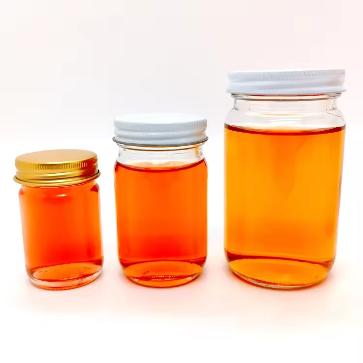 Customized Food Storage 16oz Mason Glass Jars Hot Sale Custom 150ml 300ml 500ml 1000ml Glass Jars With Lids