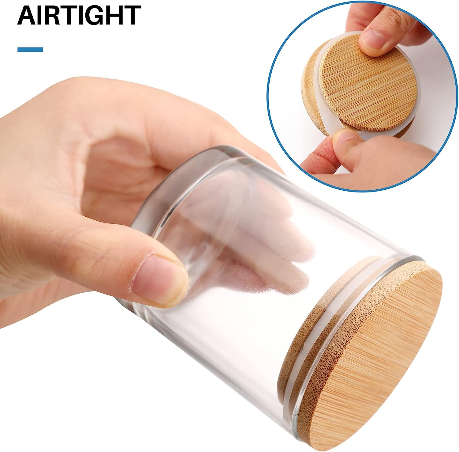 Wholesale Transparent White Black Matte Empty 8 Oz 10 Oz 14 Oz Wide Mouth Glass Wax Candle Jar With Wooden Cork Lid