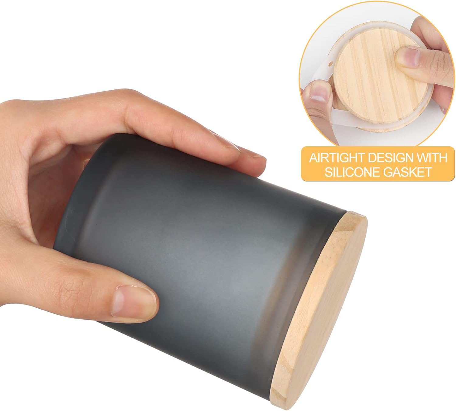 Factory Direct 4oz 6oz 8oz 10oz 12 OZ Colored Empty Glass Candle Jar With Bamboo Wood Lid