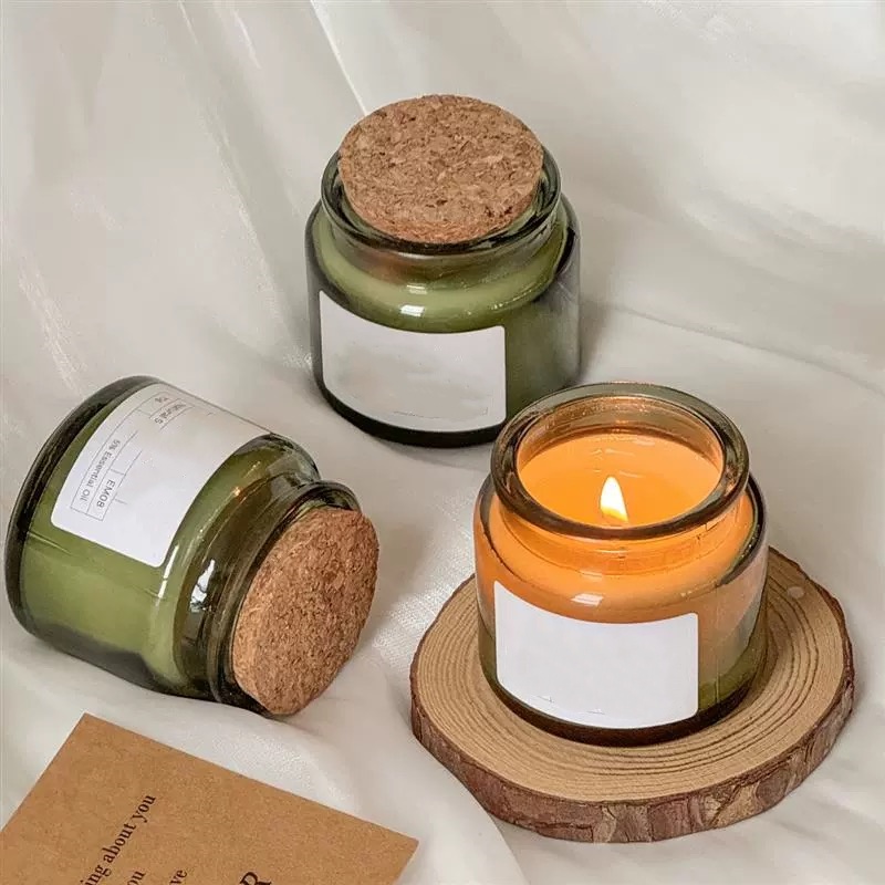 Candle Jars Wedding Partner Hand Gift Birthday Gift Flower Fragrance Incense Candle Manufacturers Glass Jar for Candle Making