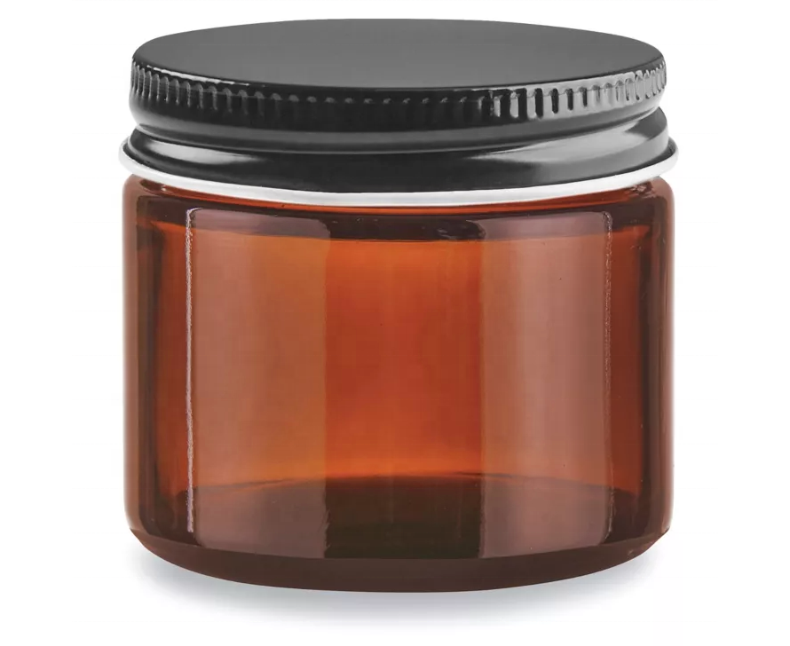 Luxury Clear Empty 4oz Glass Candle Jars for Making Candles Thick Glass Jars With Metal Cap
