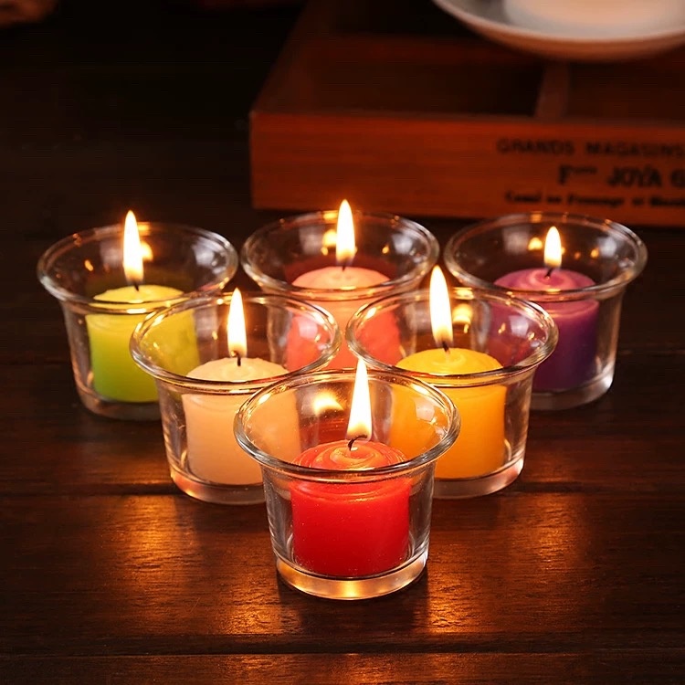 Mini Size Glass Candle Holder Container Glass Jar for Candle Home Holiday Decoration Candle Jars