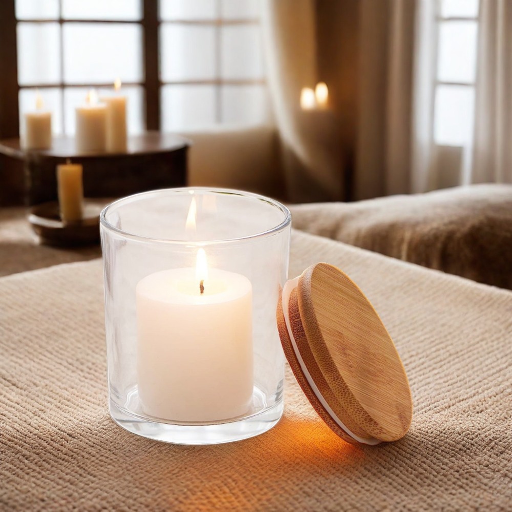 OEM Luxury 4oz Glass Candle Aromatherapy Bottle High Quality Thickened Jar Hot Sale at Low Price Factory Wholesale