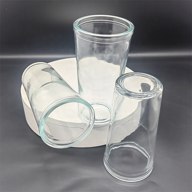 250ml Religious Prayer Glass Candle Holder With Design Customize Pattern