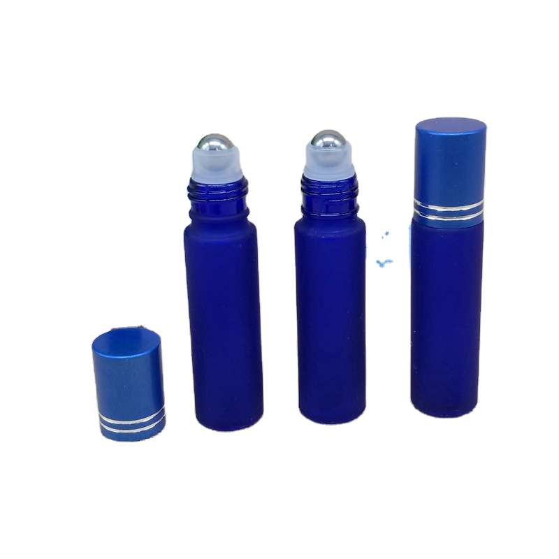 Empty 5ml 10ml Roll-on Amber Clear Blue Rollon Bottles Liptint Essential Oil Glass Roll on Bottle Essential Oil Roller Bottle