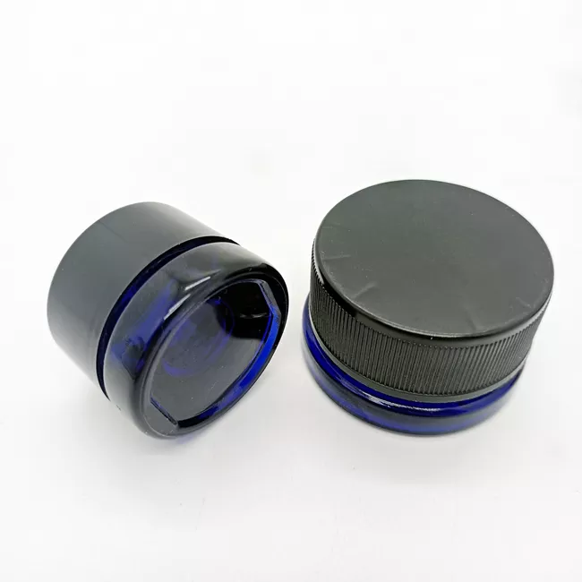 Custom Logo Spice Flower Concentrate Extract Child Proof Sealed Wax Storage Packaging Glass Container Jars