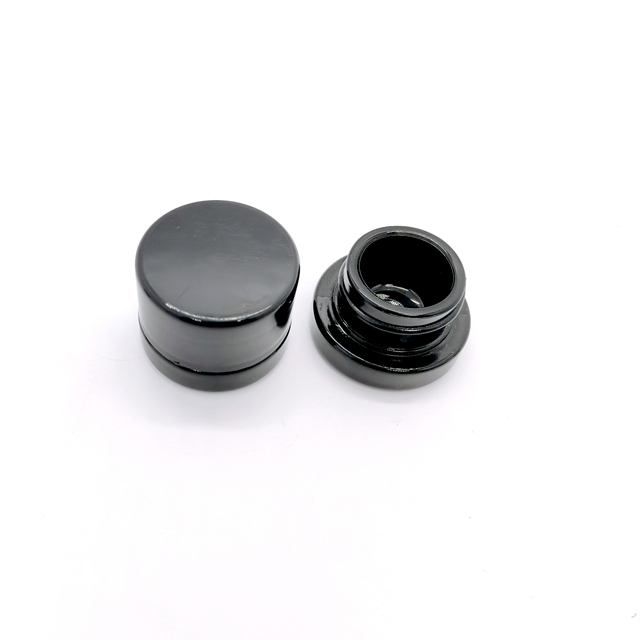 Custom Printing 3ml 5ml 7ml 9ml Triangle Round Clear Concentrate Oil Small Jar Concentrate Childproof Glass Jar With Crc Cap