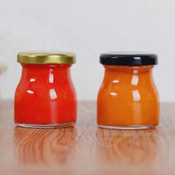 Hot Sales Stock Pudding Yogurt Glass Jars 100ml 150ml 200ml With Plastic or Cork or Screw Tinplate Lid
