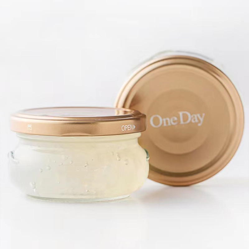 80ml 100ml 150ml 200ml  Glass Squat Bulb Jars With Lug Finish for Housing Your Jams Jellies Mustards
