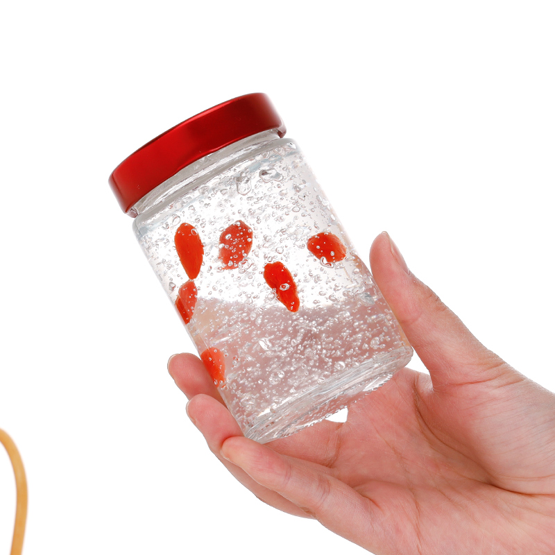 Food Grade Bird Nest Glass Bottle 25ml 70ml 100ml 150ml Empty Clear Honey Kitchen Storage Jar Packaging With Lids