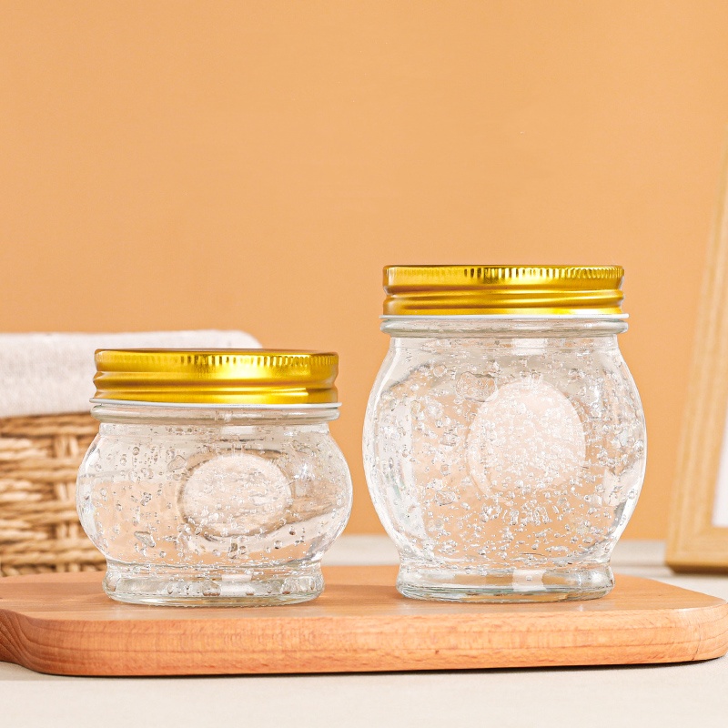 Wholesale Cheap Price 150 ml 200 ml clear Glass Cylindrical Pudding Jar Salsa Verrine Glass Jar With Cap