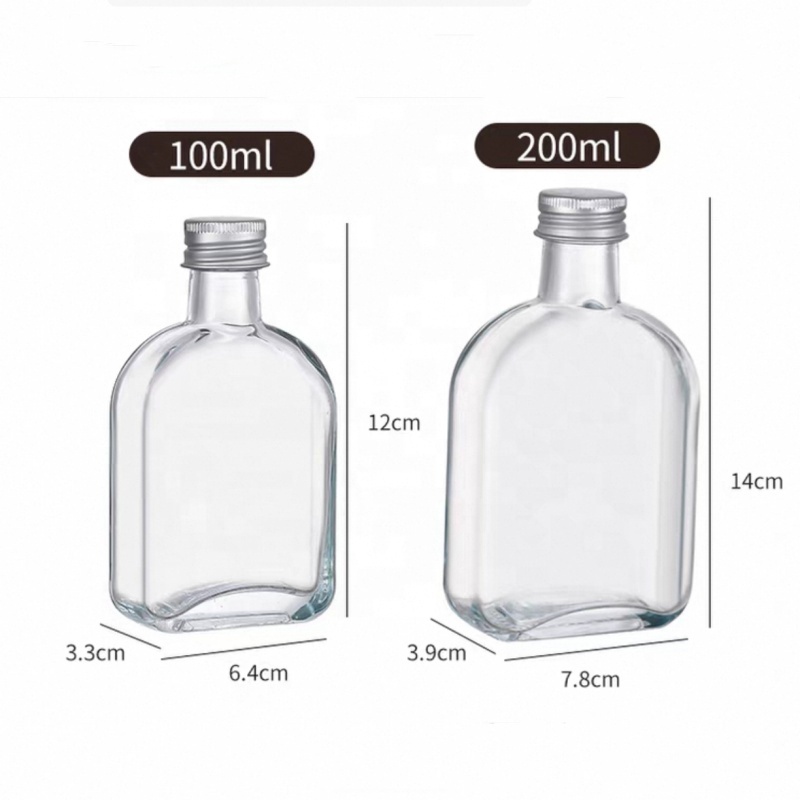 Good Quality 100ml 200ml Glass Juice Bottle Cold Brew Coffee Glass Bottle Beer Bottle