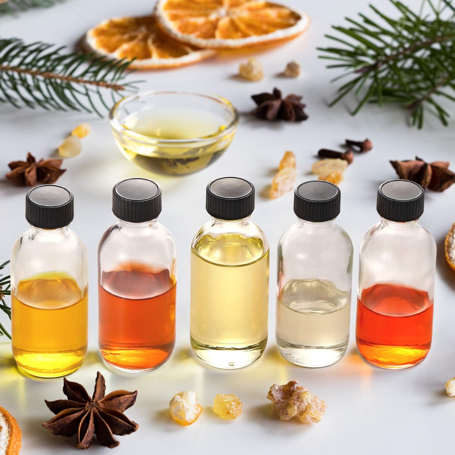 1shot Glass Bottle 2oz Small Sample Bottle 60ml Juice Glass Bottle With Aluminum Plastic Tamper Proof Lid