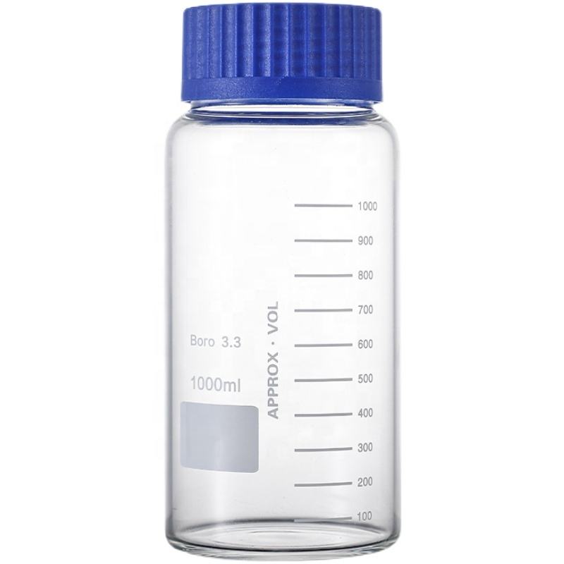 Tiandi Lab 1000ml GL80 Borosilicate Glass Reagent Bottle Glass Jar Glass Bottle