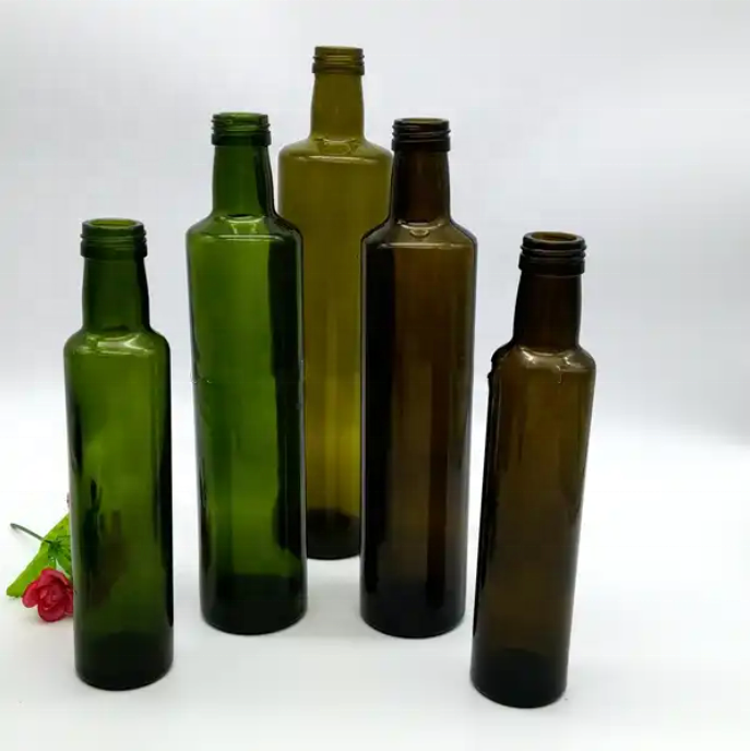 Best Selling Custom Black Green clear Color 100 ml Empty Oil Bottles China Manufacturer Factory Glass Bottle of Olive Oil