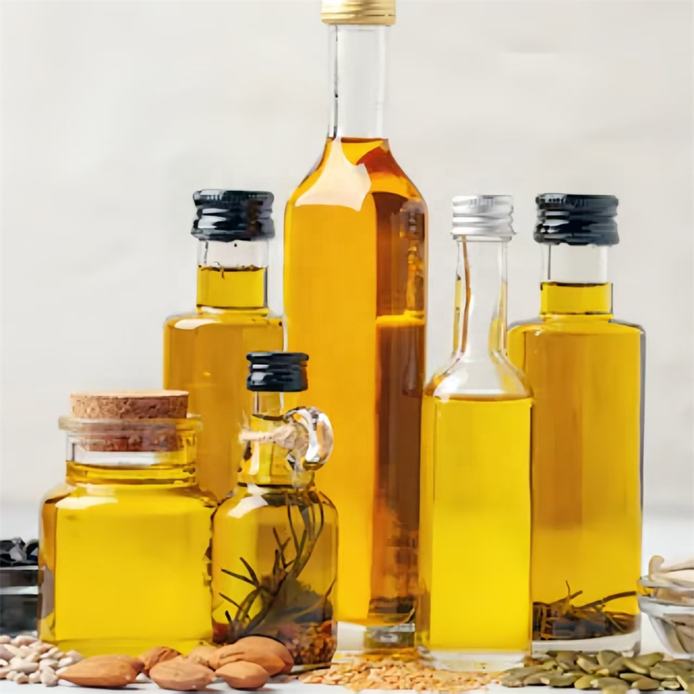 Hot Selling 100ml Clear Colored Glass Olive Oil Bottle Square Bottle for Vinegar and Oil