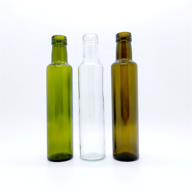Pop up Aluminum Cap Extra Virgin Olive Oil Bottle 750 mL  Dorica Glass Bottle 750ml 25 oz Antique Green Glass Bottle