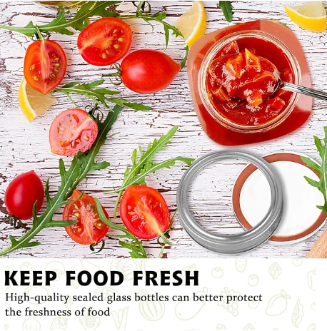 Glass Jar Supplier Wholesale Wide Mouth Glass Mason Canning Jars 4oz 8oz 16 Oz 32 Oz Glass Storage Jars With Lids for Jam Pickle