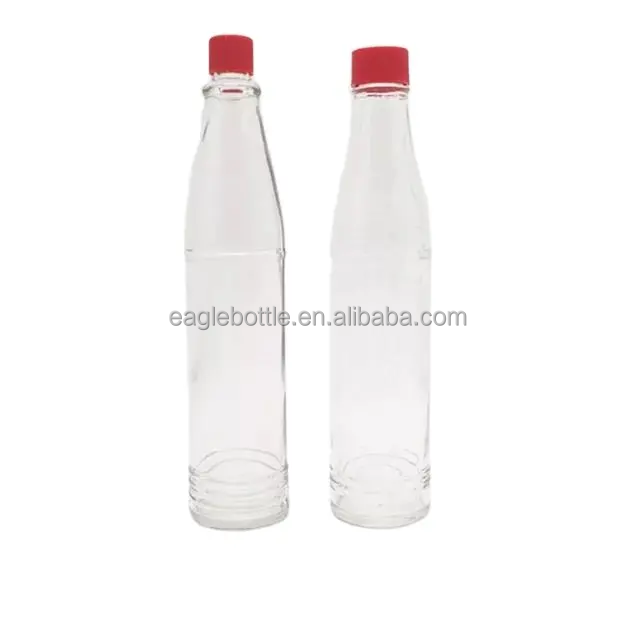 Wholesale 3oz 5oz 8oz Clear Standard Chili Ketchup Hot Spicy Sauce Tabasco Vinegar Bottle With Screw Cap