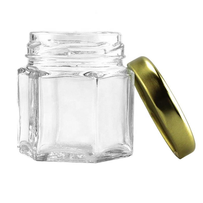 100ml 240ml 350ml 500ml 750ml 980ml Round Shape Honey Jam Pickles Glass Jar With Twist Off Lid