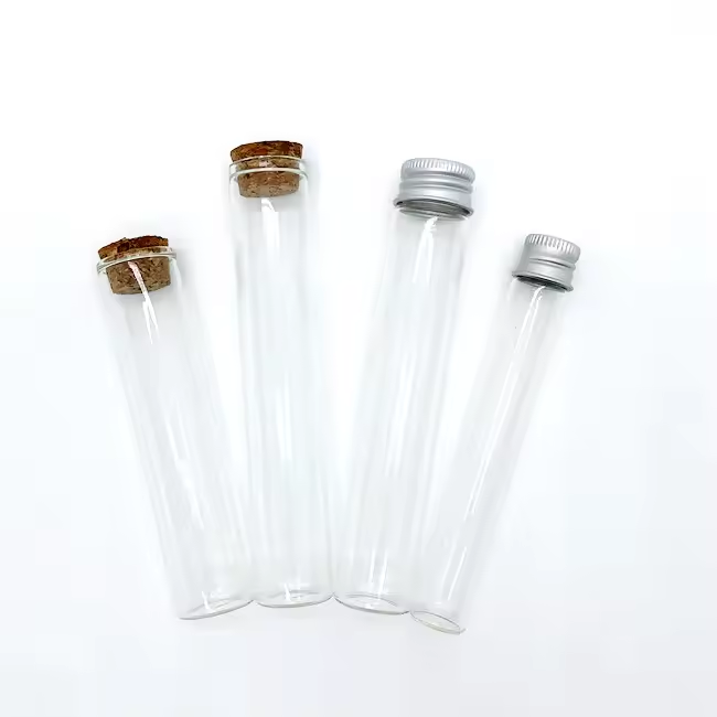 Pre Roll Tubes Screw Top Cone Size Pre Glass Tube Glass Vial With Child Resistant Cap Roll Tubes