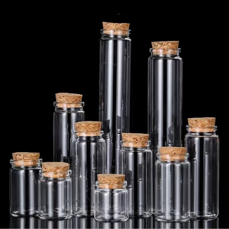 30ml 50ml 90ml 150ml 180ml Clear Glass Wishing/small Drift Glass Jar Bottles With Cork Lid