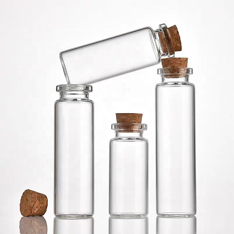Diameter 30mm Flat Glass Test Tube Galls Flat Bottom Bulk Test Glass Tube With Cork