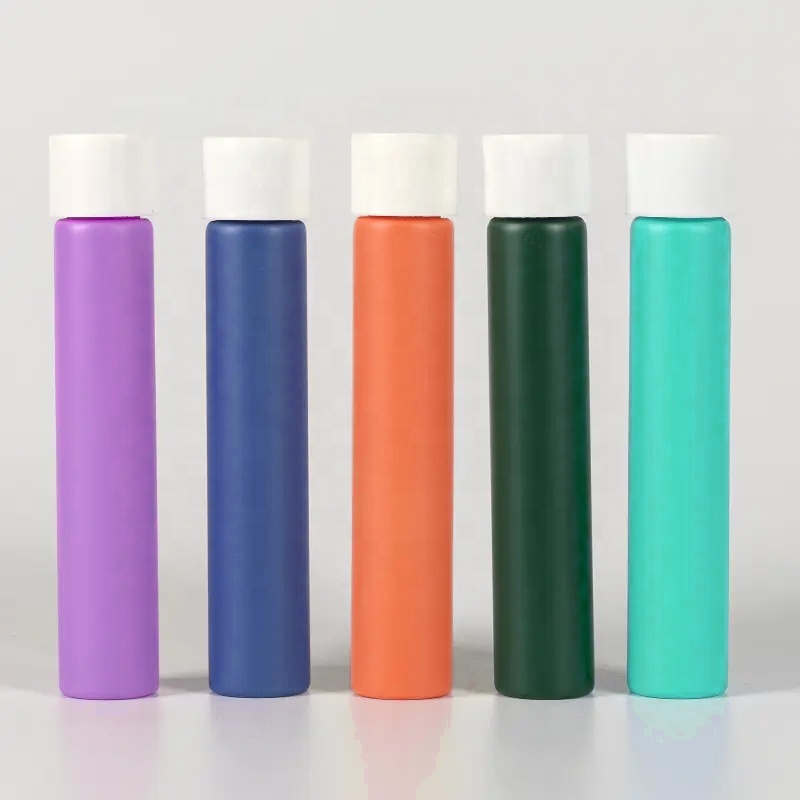 116mm 100mm Child Proof Glass Vials Tube Pre Roll CR Storage Container Tube With CRC Cap