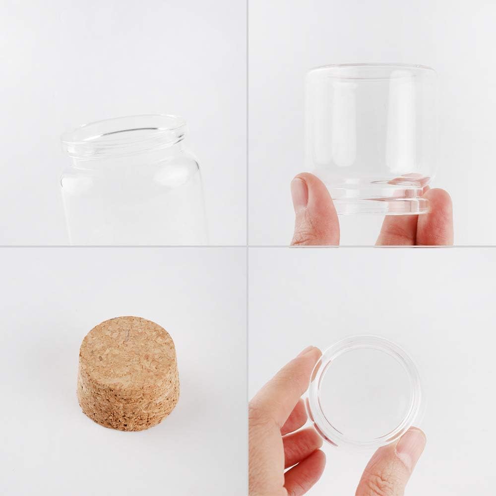 5ml 10ml 15ml 25ml 35ml 50ml 100ml Glass Pharmaceutical Borosilicate Test Tube Wishing Bottle Cylinder With Cork
