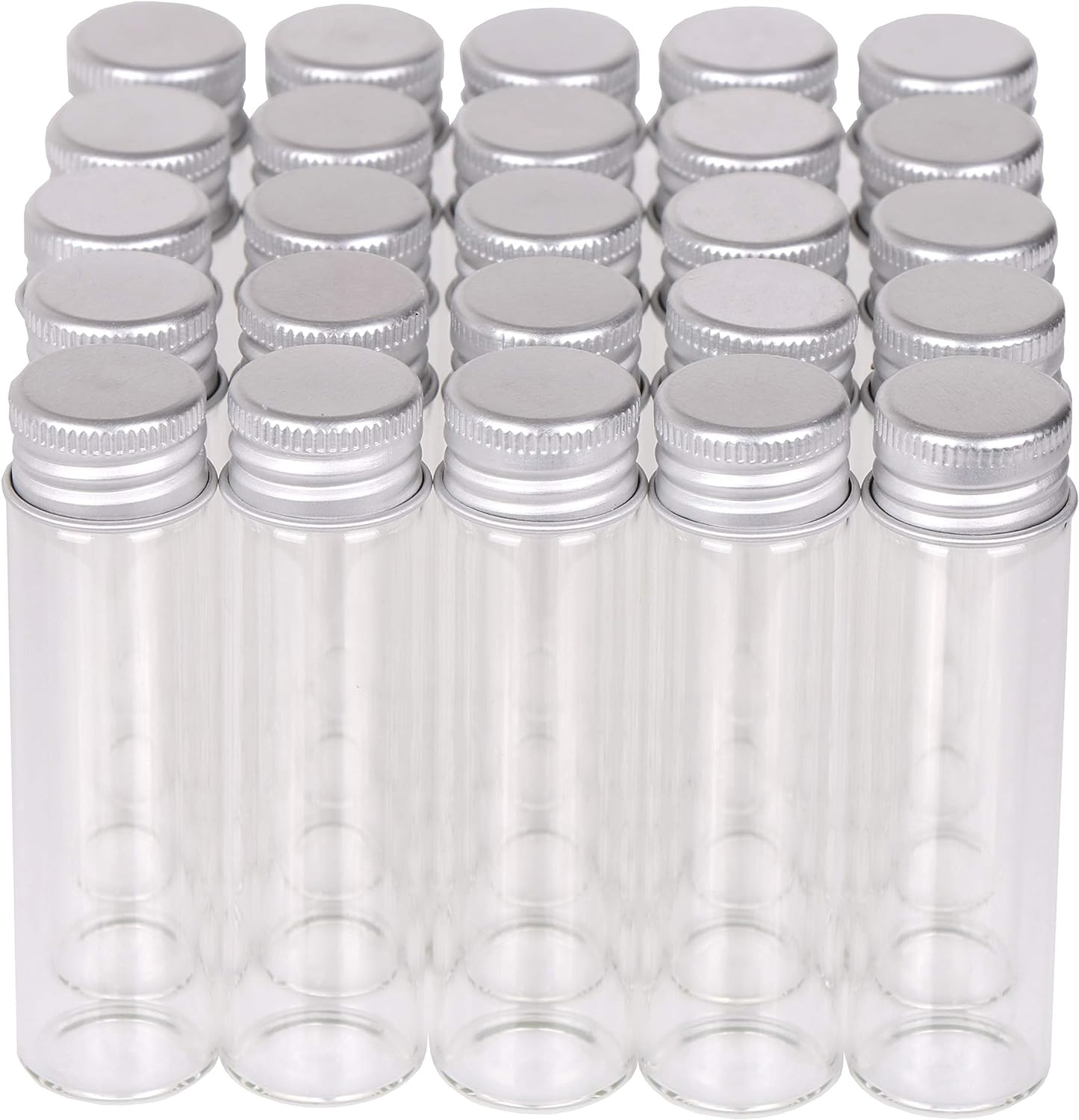 Custom Logo 98mm 116mm Child Resistant Glass Pre Packaging Roll Cigar Tubes Glass Containers Metal Cap for Smoking