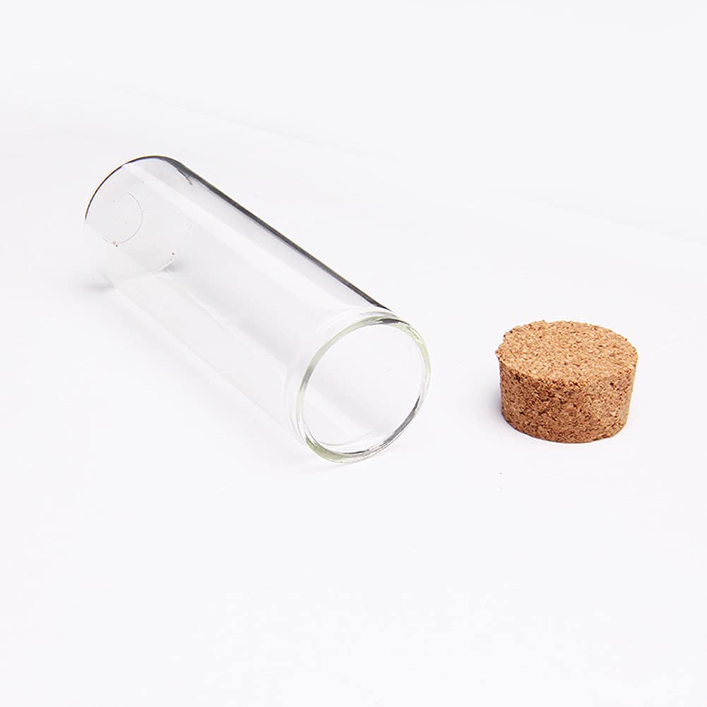 5ml 10ml 15ml 20ml 25ml 30ml 50ml 60ml 100ml 120ml Clear Glass Tube Wishing Vial Bottle With Cork