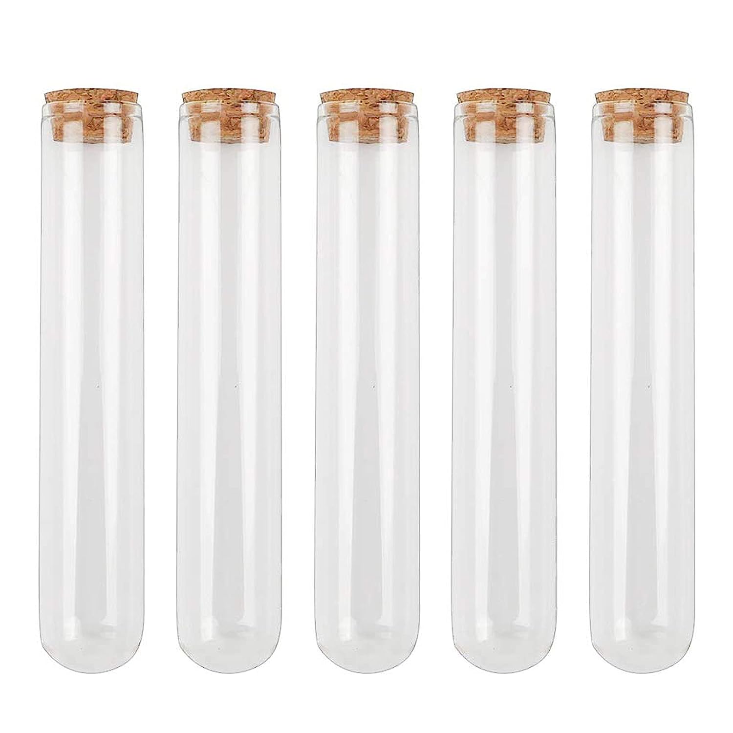 Round Flat Sample Bottle Borosilicate Glass Test Tube With Hand Screw Cap Liner