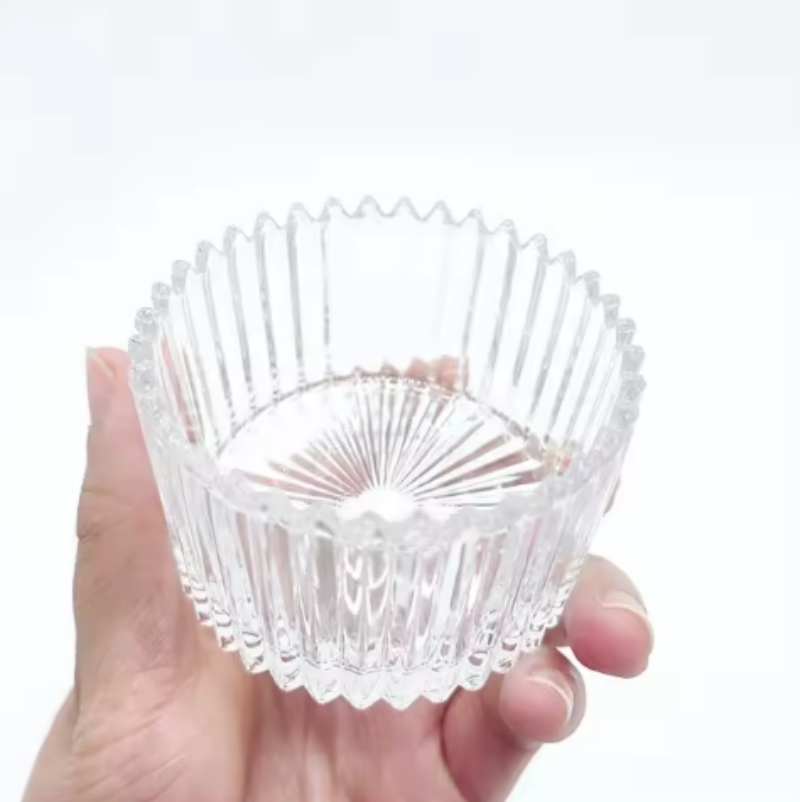 Wholesale Candy Jars Packing Container Storage Empty Glass Kitchen With Lid Glass Candle Jar