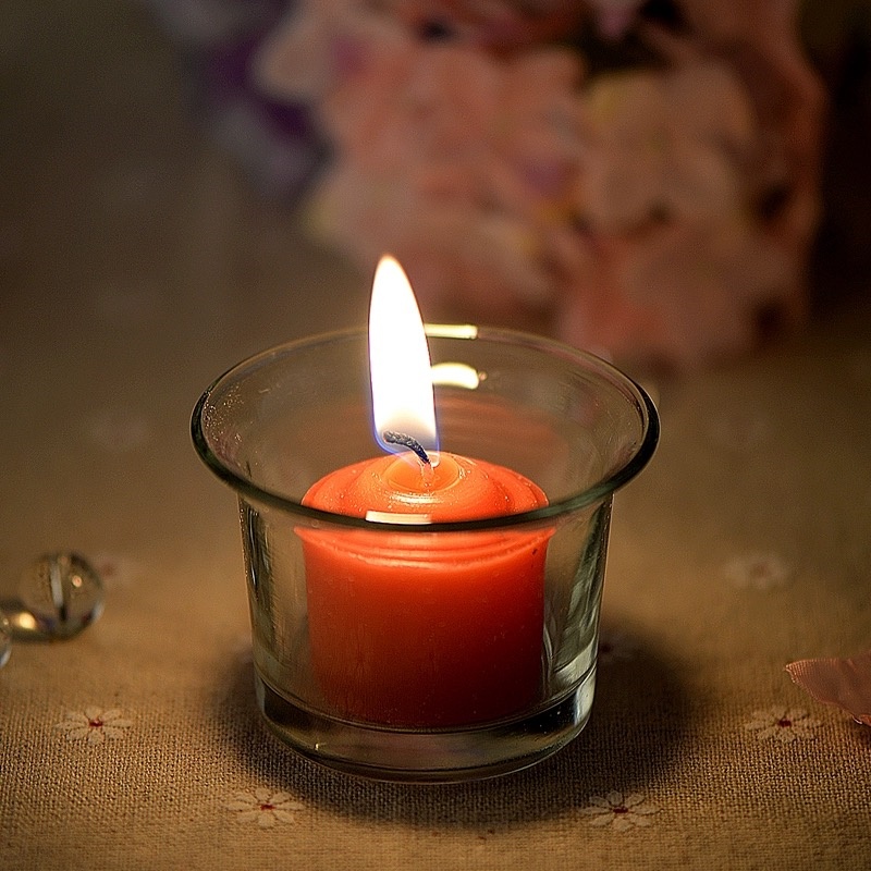 Mini Size Glass Jar for Home Holiday Decorative Mini Glass Candle Holders Christmas Candle Jars