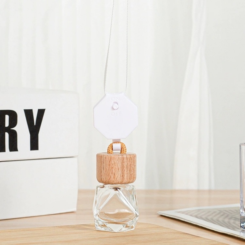 Easy to Pull up Small Round Cap Perfume Pendant Rearview Mirror Car Perfume Perfume Car Pendant Pendant