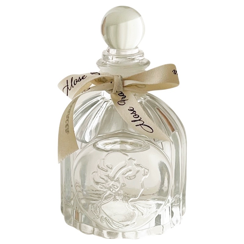 Wholesale Luxury Christmas Gifts Transparent Round Glass Reed Diffuser Bottle 100ml