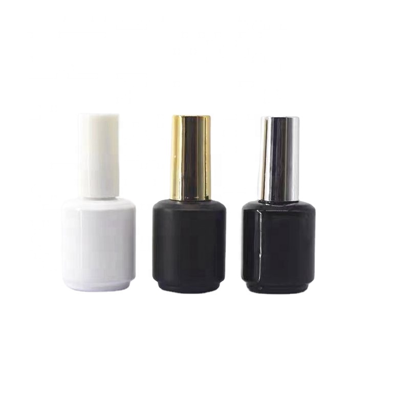Customizable Color 8ml & 15ml Stained Glass Nail Polish Bottles Dragon Color Varnish Gel Brush Empty Cosmetic Use