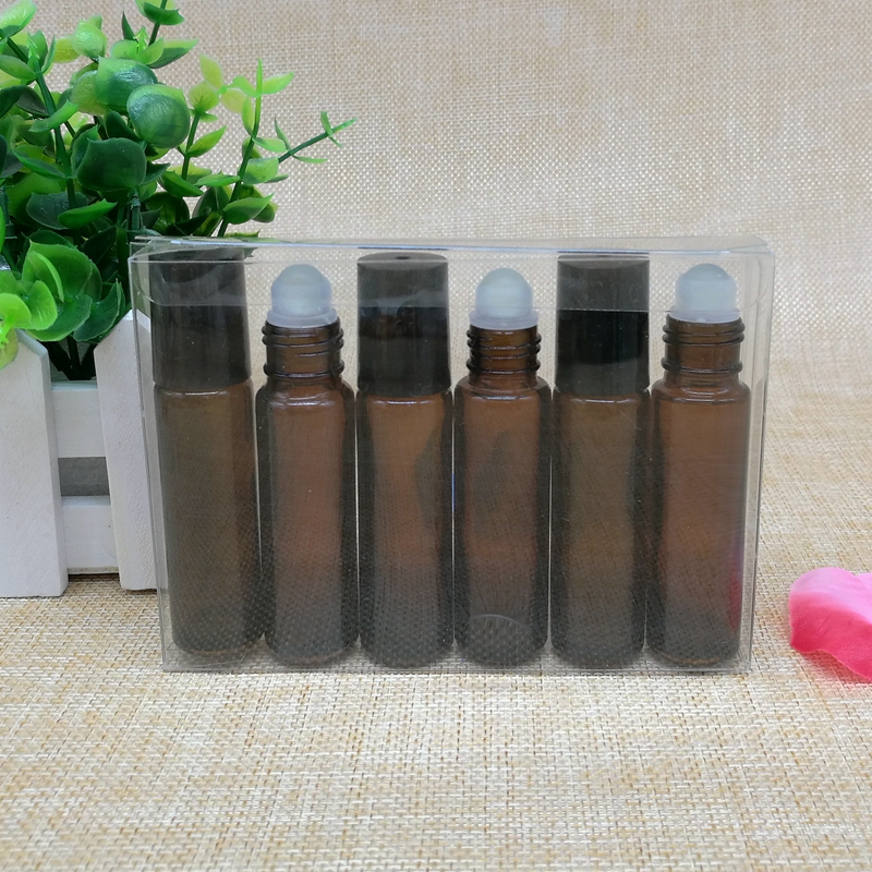 Empty 5ml 10ml Roll-on Amber Clear Blue Rollon Bottles Liptint Essential Oil Glass Roll on Bottle Essential Oil Roller Bottle