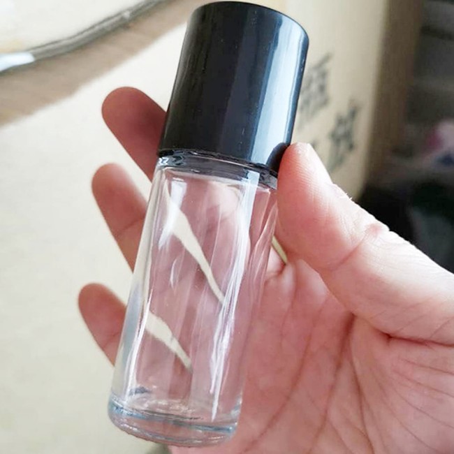 30ml 1oz Empty Deodorant Big Plastic Roll on Bottle Glass Roller Bottle With Plastic Ball Big Essential Oil Roll on Bottle