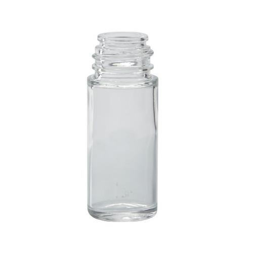 50ml Glass Vial Ball Perfume Roll on Bottle Container Vial Clear Glass Vial Bottle Essential Oil Packaging With Black Lid