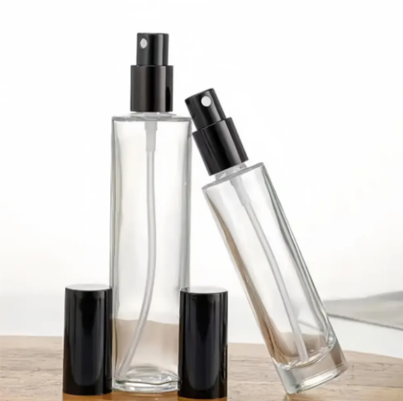 Hot Selling Clear Cosmetic Container Glass Foundation Bottles 20ml/30ml/50ml/60ml/80ml/100ml Empty Lotion Pump Bottles