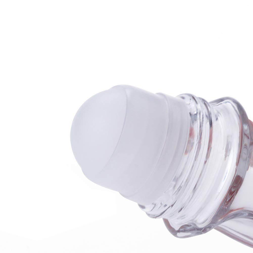 Hot Products 5ml 10ml Glass Roll on Bottle Shiny Uv Coating Perfume Roll on Bottle With Golden Aluminum Cap and Metal Ball glass jar glass bottle