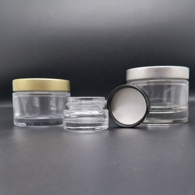 1oz 30ml 2oz 60ml Custom Luxury Serum Skin Care Glass Bottle Cream Jar Cosmetic Containers Skincare Packaging